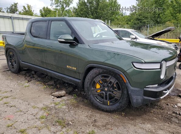 7FCTGAAL2NN000495 2022 RIVIAN R1T Зеленый Передняя правая четверть