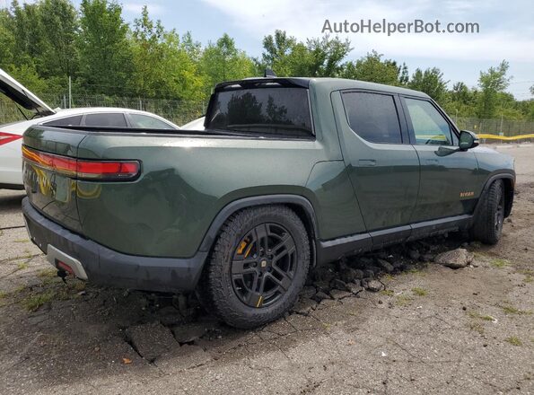 7FCTGAAL2NN000495 2022 RIVIAN R1T Зеленый Задняя правая четверть