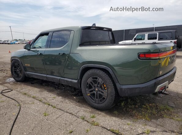 7FCTGAAL2NN000495 2022 RIVIAN R1T Зеленый Задняя левая четверть