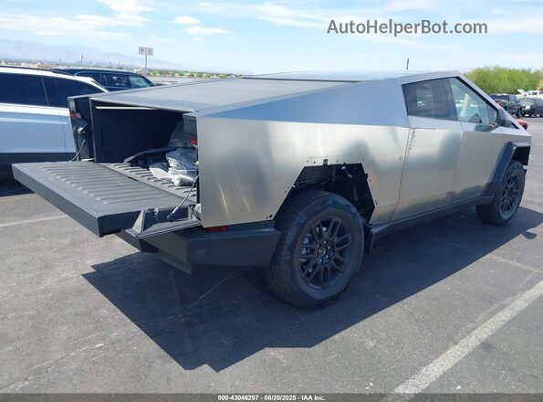 7G2CEHED5SA062985 2025 TESLA CYBERTRUCK Серебряный Задняя правая четверть
