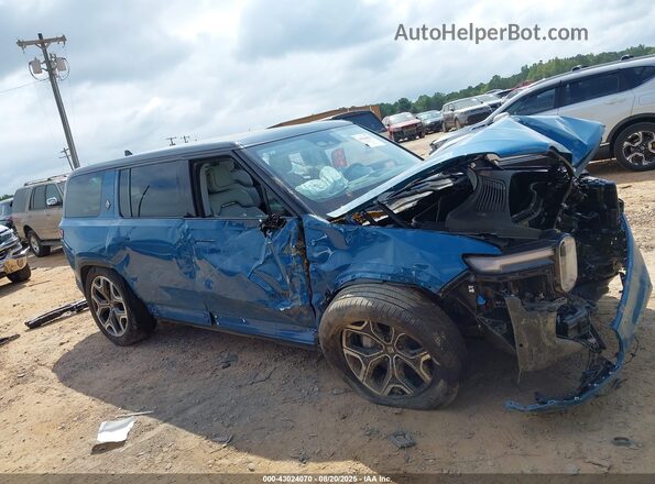 7PDSGBBA3SN072766 2025 RIVIAN R1S Синий Вид задней части салона