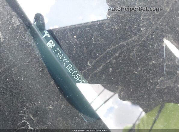 7SAXCBE65PF418602 2023 TESLA MODEL X Белый Вид подкапотного пространства