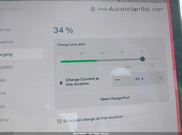 7SAYGDED3SF231189 2025 TESLA MODEL Y Black 