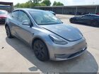 2025 Tesla Model Y Long Range Dual Motor All-wheel Drive Gray vin: 7SAYGDEE9SA347647
