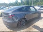 2023 Tesla Model Y Performance Dual Motor All-wheel Drive Gray vin: 7SAYGDEF9PF614739