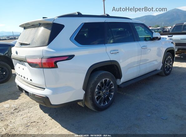 7SVAAABA5RX047077 2024 TOYOTA SEQUOIA White Tył prawy