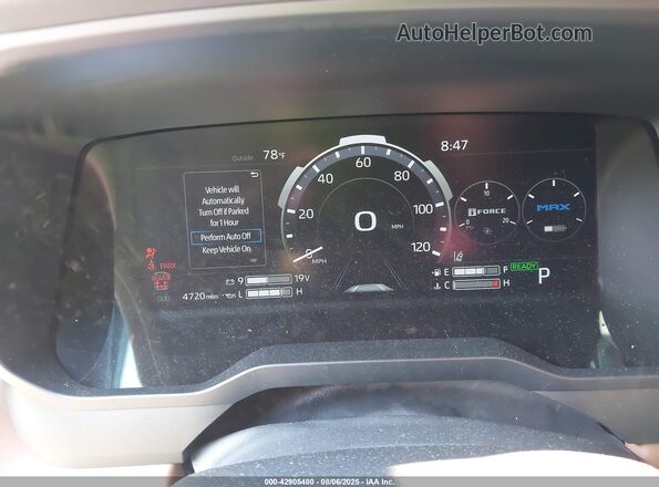 7SVAAABA9SX062686 2025 TOYOTA SEQUOIA Black Widok tylnych siedzeń