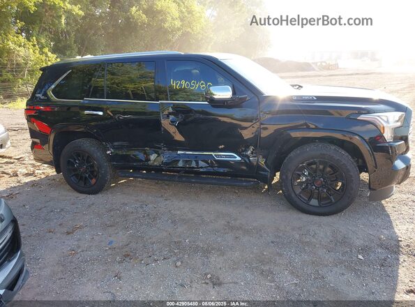 7SVAAABA9SX062686 2025 TOYOTA SEQUOIA Black Widok wnętrza z tyłu