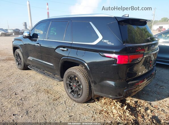 7SVAAABA9SX062686 2025 TOYOTA SEQUOIA Black Tył lewy