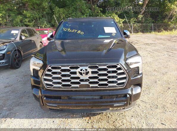 7SVAAABA9SX062686 2025 TOYOTA SEQUOIA Black Widok zestawu wskaźników