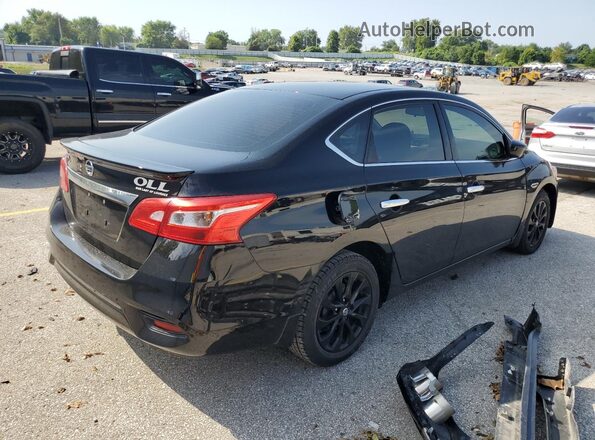 3N1AB7AP7JY242832 2018 NISSAN SENTRA Black Delantero derecho