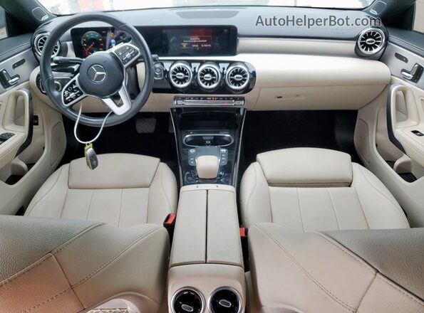 W1K5J4GB1MN165359 2021 MERCEDES-BENZ CLA-CLASS Синий Вид щитка приборов