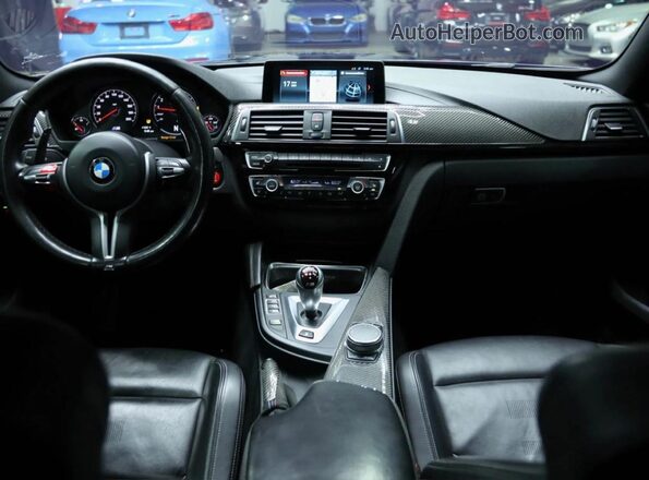 WBS4Y9C57JAA92XXX 2018 BMW M4 Black Widok zestawu wskaźników