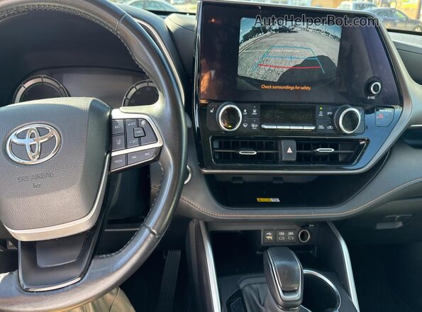 5TDABRCH4PS564102 2023 TOYOTA HIGHLANDER HYBRID Black Vista de los asientos traseros