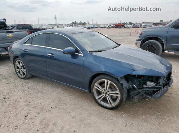 W1K5J4GB1MN165359 2021 MERCEDES-BENZ CLA-CLASS Синий Вид спереди