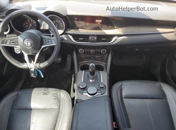 ZASFAKBNXJ7B98405 2018 ALFA ROMEO STELVIO Gray Вид щитка приладів