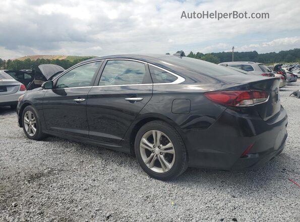 5NPE34AF9JH610989 2018 HYUNDAI SONATA Black უკანა მარჯვენა