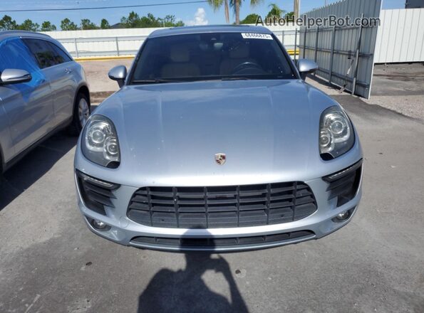 WP1AB2A52JLB36777 2018 PORSCHE MACAN Silver Vista trasera