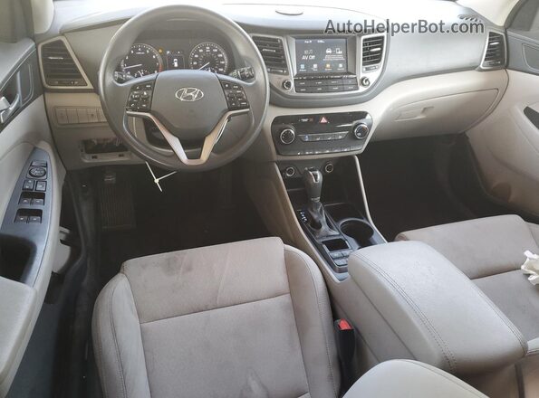 KM8J3CA44JU644122 2018 HYUNDAI TUCSON Silver Widok zestawu wskaźników