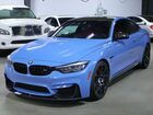2018 Bmw M4 Blue vin: WBS4Y9C58JAA92XXX