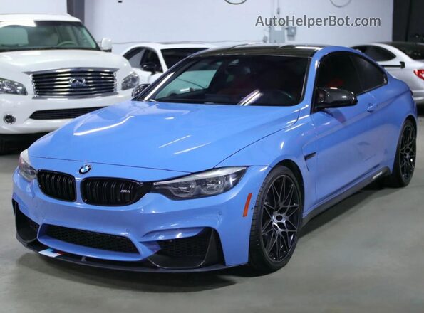 WBS4Y9C58JAA92XXX 2018 BMW M4 Blue Tył lewy