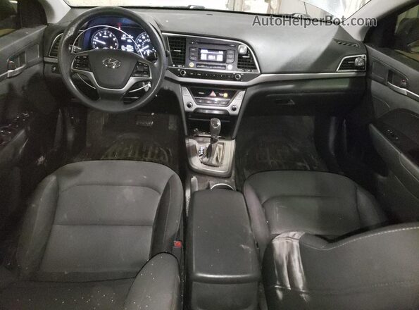 KMHD74LF9JU451423 2018 HYUNDAI ELANTRA Gray Вид щитка приладів