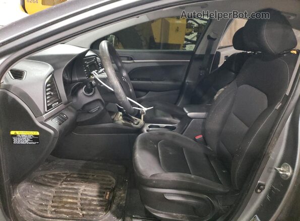 KMHD74LF9JU451423 2018 HYUNDAI ELANTRA Gray Вид панелі приладів