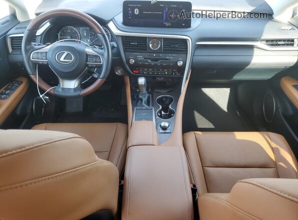 2T2HZMAA8NC234404 2022 LEXUS RX 350 Серебряный Вид щитка приборов