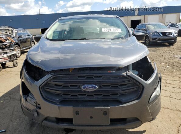 MAJ3P1RE2JC243456 2018 FORD ECOSPORT Gray Հետևի տեսք
