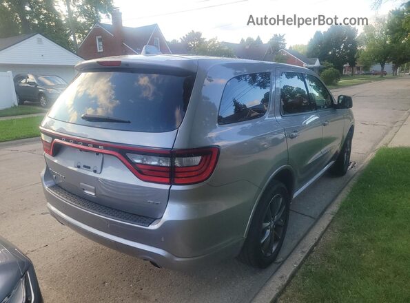 1C4RDJDG1JC401033 2018 DODGE DURANGO Silver Widok z przodu
