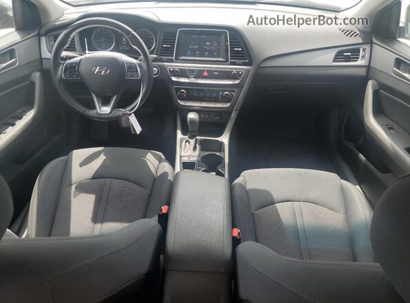 5NPE34AF9JH610989 2018 HYUNDAI SONATA Black ხელსაწყოთა პანელის ხედი