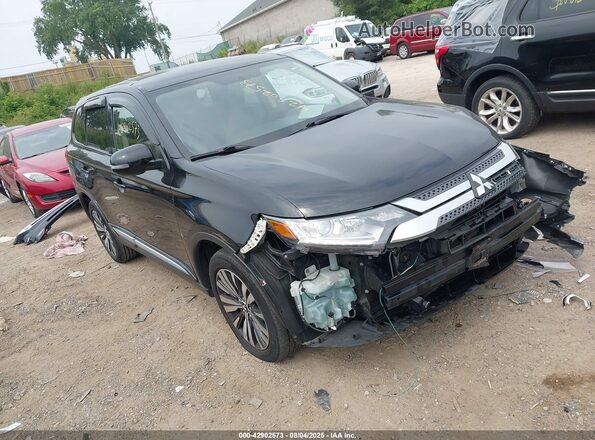 JA4AD3A30KJ001983 2019 MITSUBISHI OUTLANDER Черный Передняя правая четверть