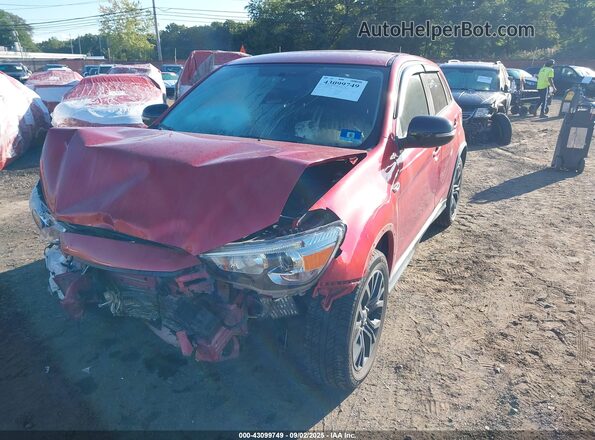 JA4AP3AU9JZ031709 2018 MITSUBISHI OUTLANDER SPORT Red Вид спереду