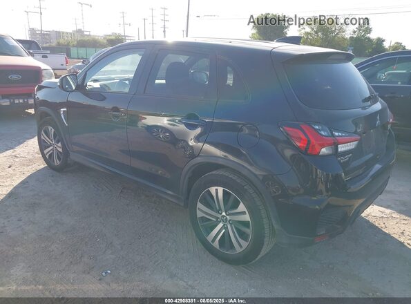 JA4APVAUXMU017735 2021 MITSUBISHI OUTLANDER SPORT Черный Задняя левая четверть