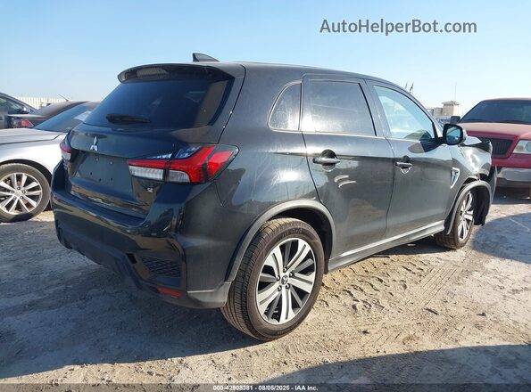 JA4APVAUXMU017735 2021 MITSUBISHI OUTLANDER SPORT Черный Задняя правая четверть