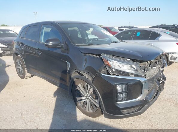 JA4APVAUXMU017735 2021 MITSUBISHI OUTLANDER SPORT Черный Передняя правая четверть