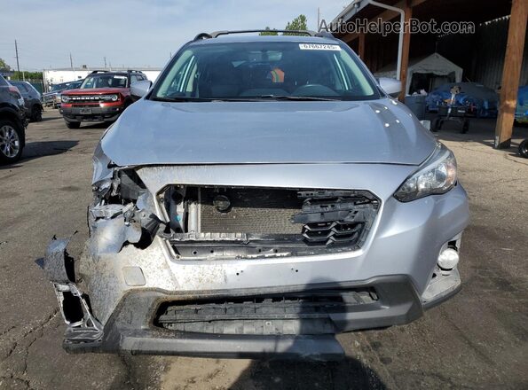 JF2GTABC7JH332153 2018 SUBARU CROSSTREK Silver Vista frontal