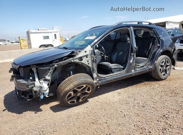 JF2GTAMC6J8208260 2018 SUBARU CROSSTREK Черный Передняя левая четверть