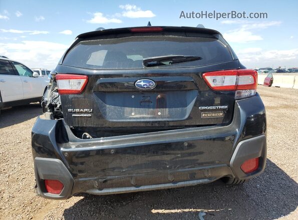 JF2GTAMC6J8208260 2018 SUBARU CROSSTREK Черный Вид сзади