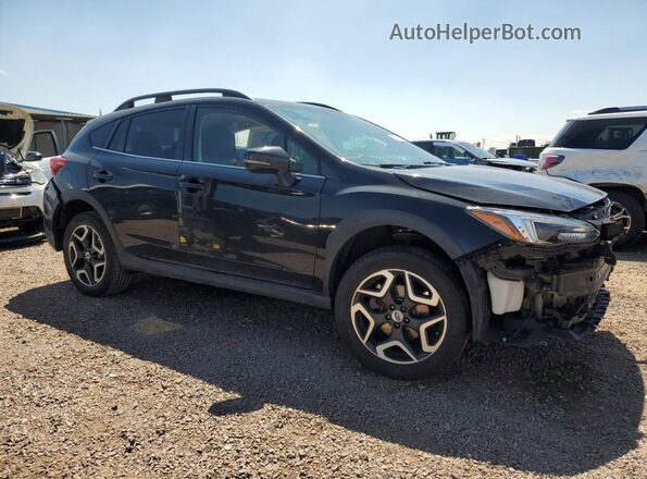JF2GTAMC6J8208260 2018 SUBARU CROSSTREK Черный Передняя правая четверть