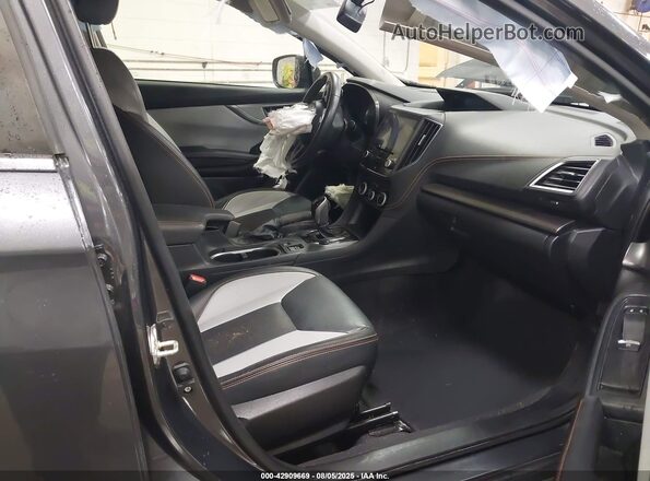 JF2GTHMCXM8315583 2021 SUBARU CROSSTREK Gray წინა სალონის ხედი