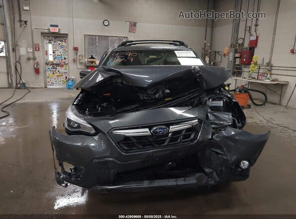 JF2GTHMCXM8315583 2021 SUBARU CROSSTREK Gray უკანა სალონის ხედი