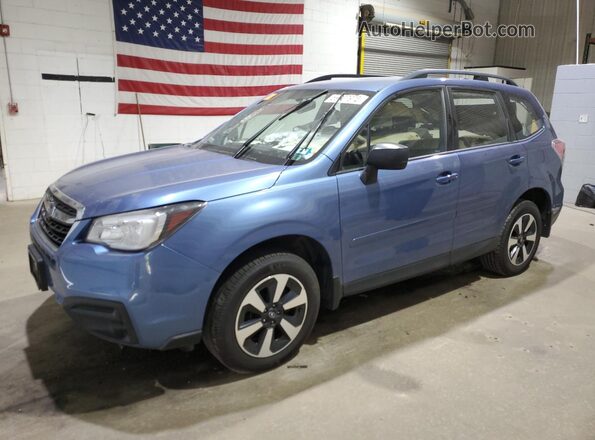JF2SJABC6JH484750 2018 SUBARU FORESTER 2.5 Blue Przód lewy