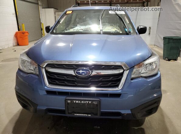 JF2SJABC6JH484750 2018 SUBARU FORESTER 2.5 Blue Widok z przodu