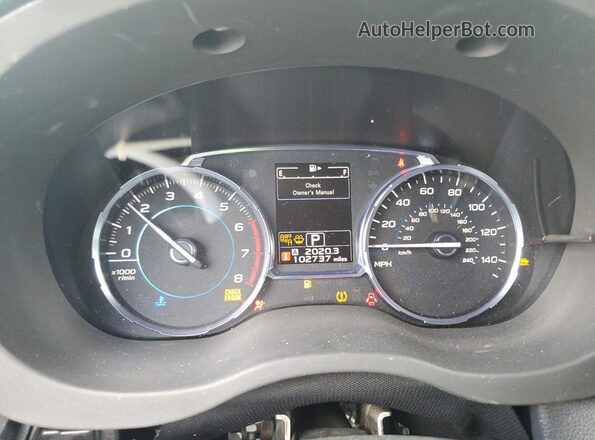JF2SJAJC1JH577435 2018 SUBARU FORESTER 2.5 Silver Vista del cuadro de instrumentos