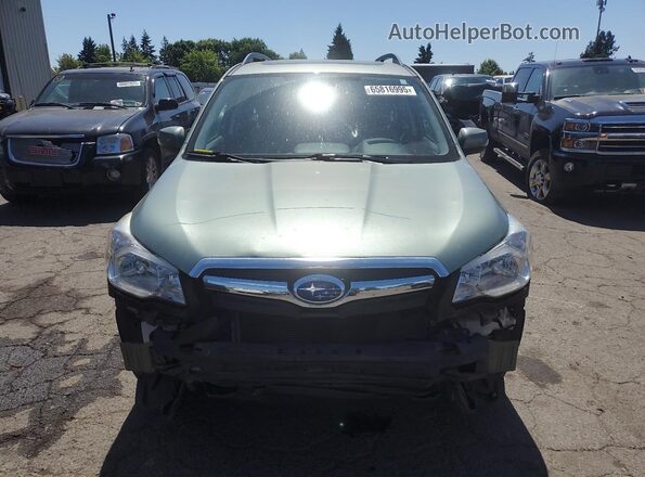JF2SJAXC2GH531791 2016 SUBARU FORESTER 2.5I TO Green წინა ხედი