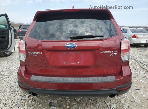 JF2SJGECXHH584620 2017 SUBARU FORESTER2. Red უკანა ხედი