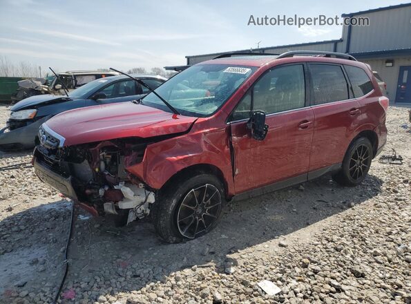 JF2SJGECXHH584620 2017 SUBARU FORESTER2. Red წინა მარცხენა ხედი სამი მეოთხედიდან