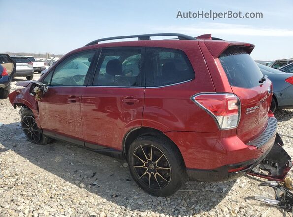 JF2SJGECXHH584620 2017 SUBARU FORESTER2. Red უკანა მარცხენა