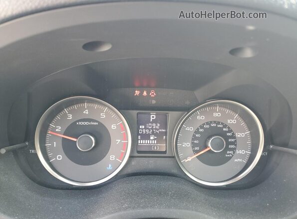 JF2SJGECXJH411587 2018 SUBARU FORESTER2. Gray Instrument cluster view